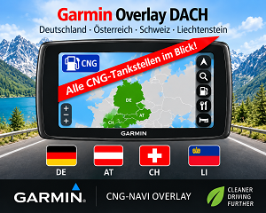Overlay Erdgastankstellen D/A/CH für GARMIN Navigationsgeräte [Digital]