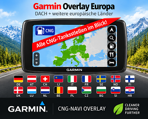 Overlay Erdgastankstellen Europa für GARMIN Navigationsgeräte [Digital]