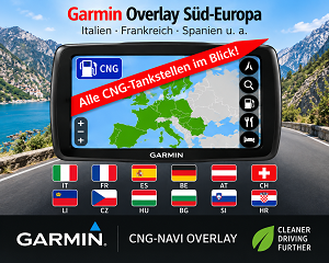 Overlay Erdgastankstellen Süd-Europa für GARMIN Navigationsgeräte [Digital]