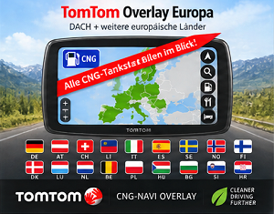 Overlay Erdgastankstellen Europa für TOMTOM Navigationsgeräte [Digital]